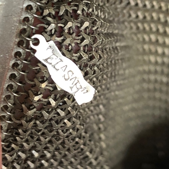 Antique Whiting and Davis Mesh Flapper Purse - Art Deco Design - Picture 8 of 14